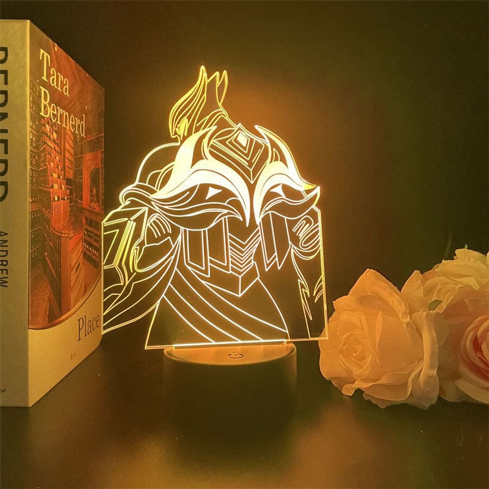 Luz noturna LED 3D Shadows Assassins Color Changing Kids