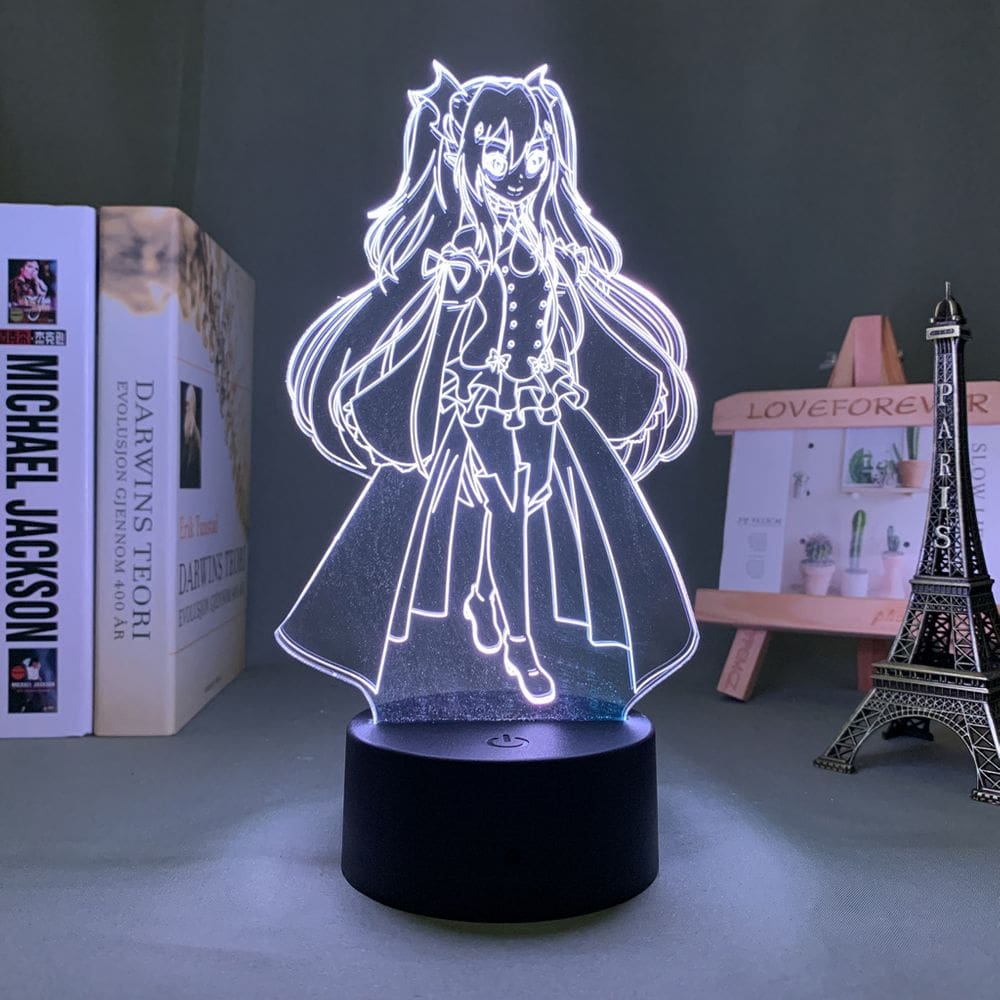 Luz noturna LED 3D Seraphs Of Ends Kruls Tepes Color Changing