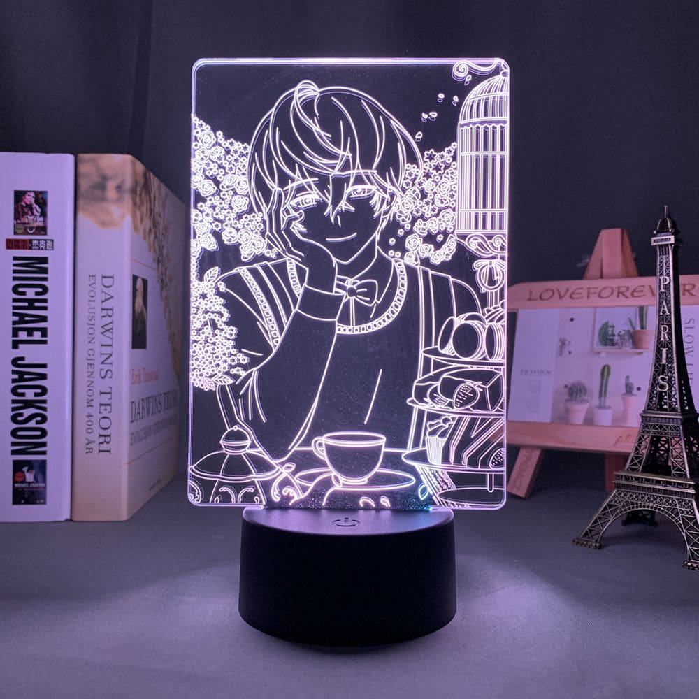 Luz noturna LED 3D Mystics Messengers Jins Zhixus Color Change