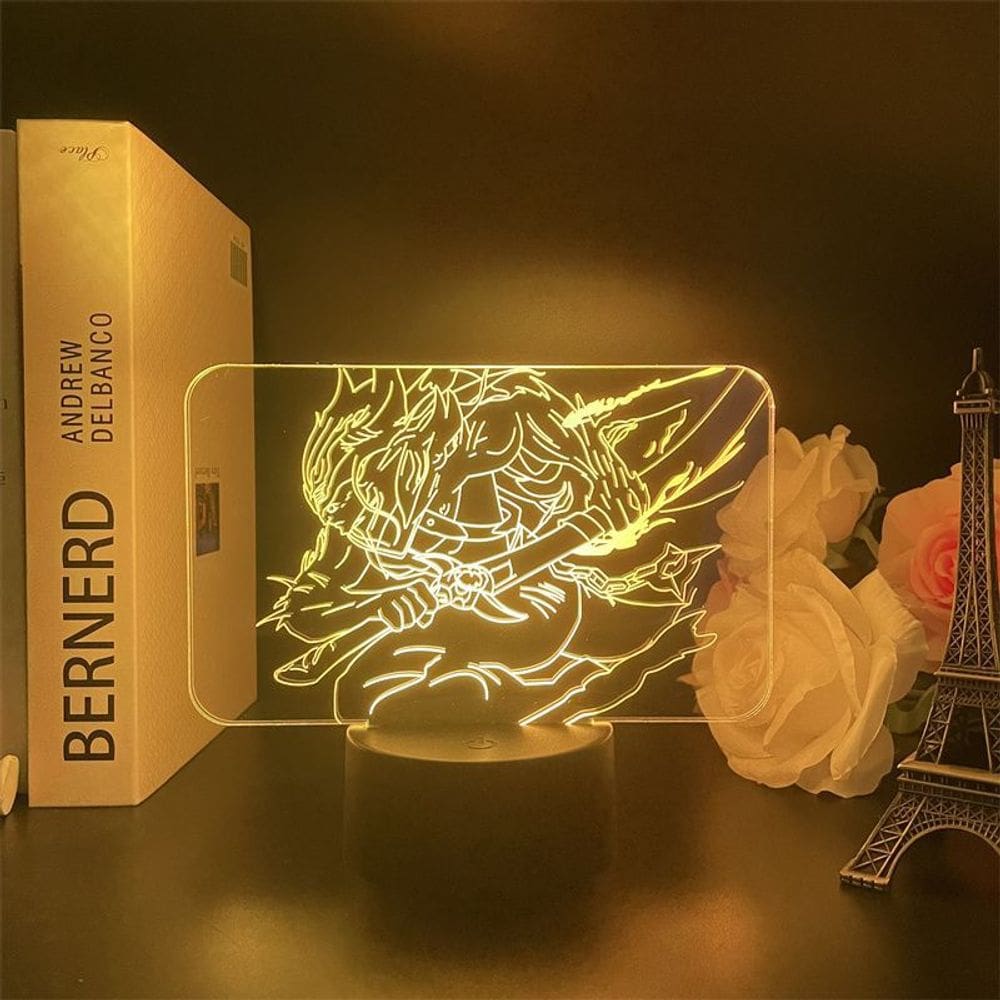 Luz noturna Lols Darks Stars 3D com mudança de cor LED para crianças