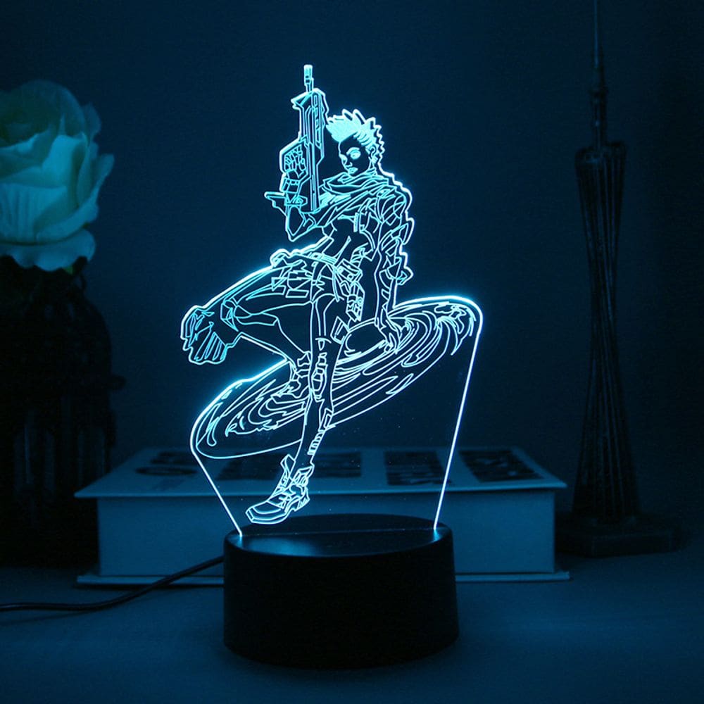 Luz noturna LED 3D Valorants Astras Color Changing Kids