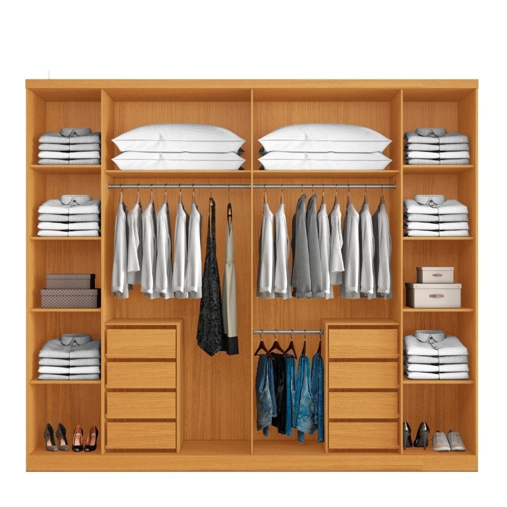 Guarda Roupa Casal 6 Portas Canada Aramoveis | Casas Bahia