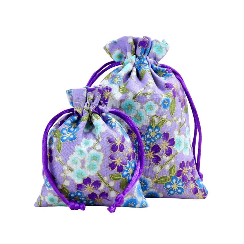 Bolsa de presente, pacote com 20 unidades, tecido vermelho com cordão em estilo chinês