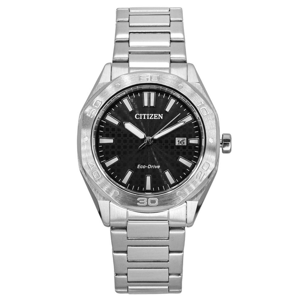 Relogio Citizen Eco-Drive BM7630-80E em aço inoxidável 100m WR