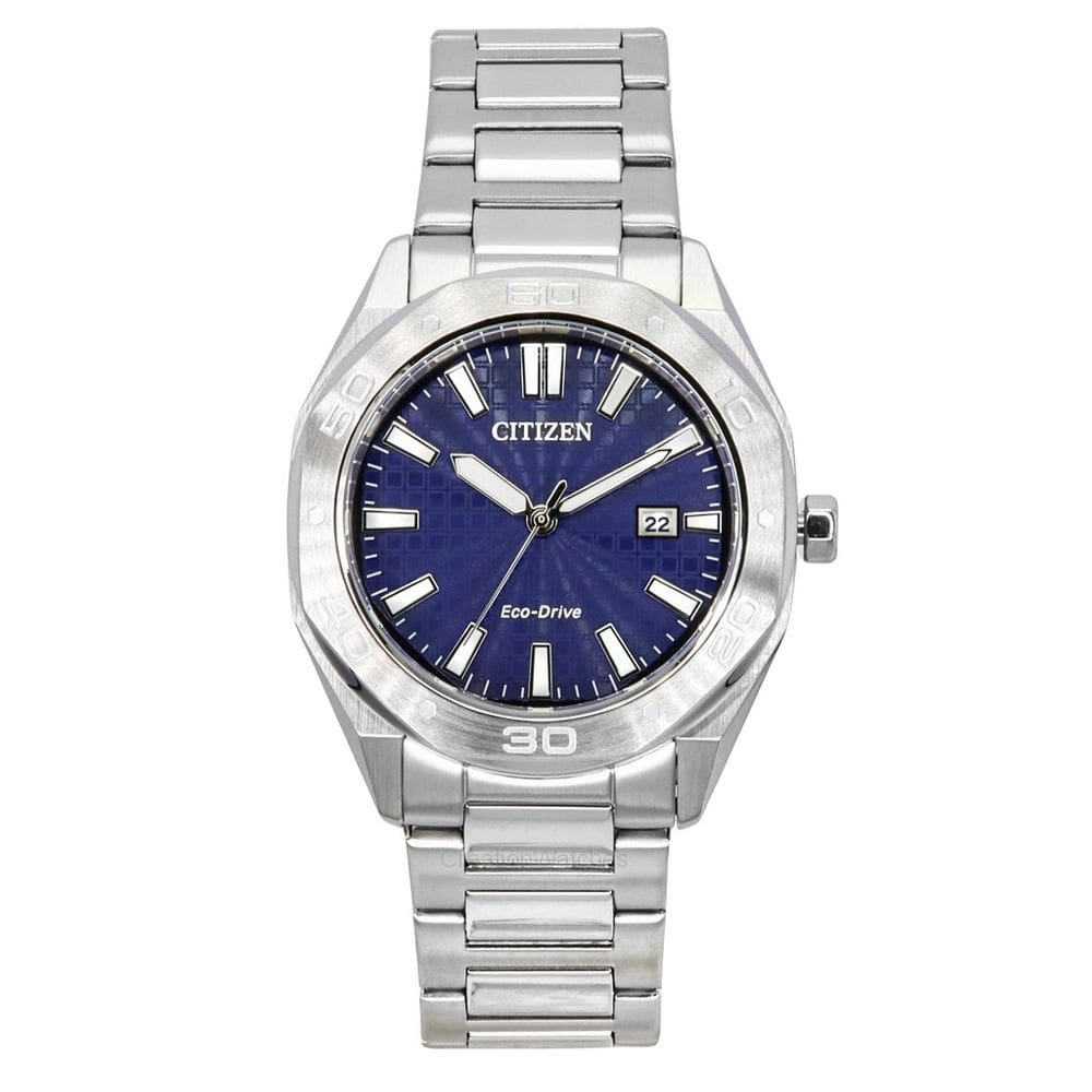 Relógio Citizen Eco-Drive BM7630-80L para homens em aço inoxidável