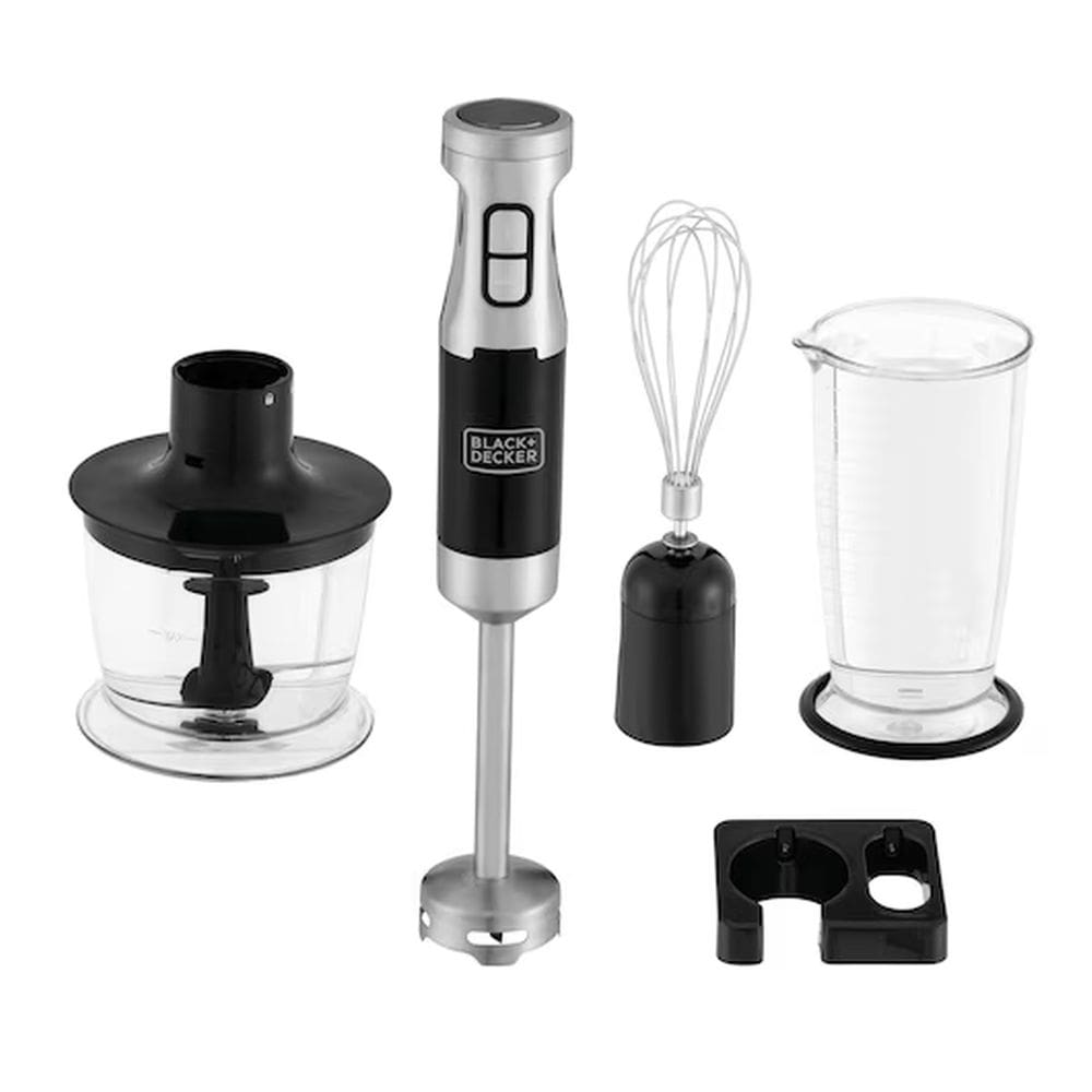 Mixer Portátil Black + Decker MK600B2 Mini Process. cor Inox 220V