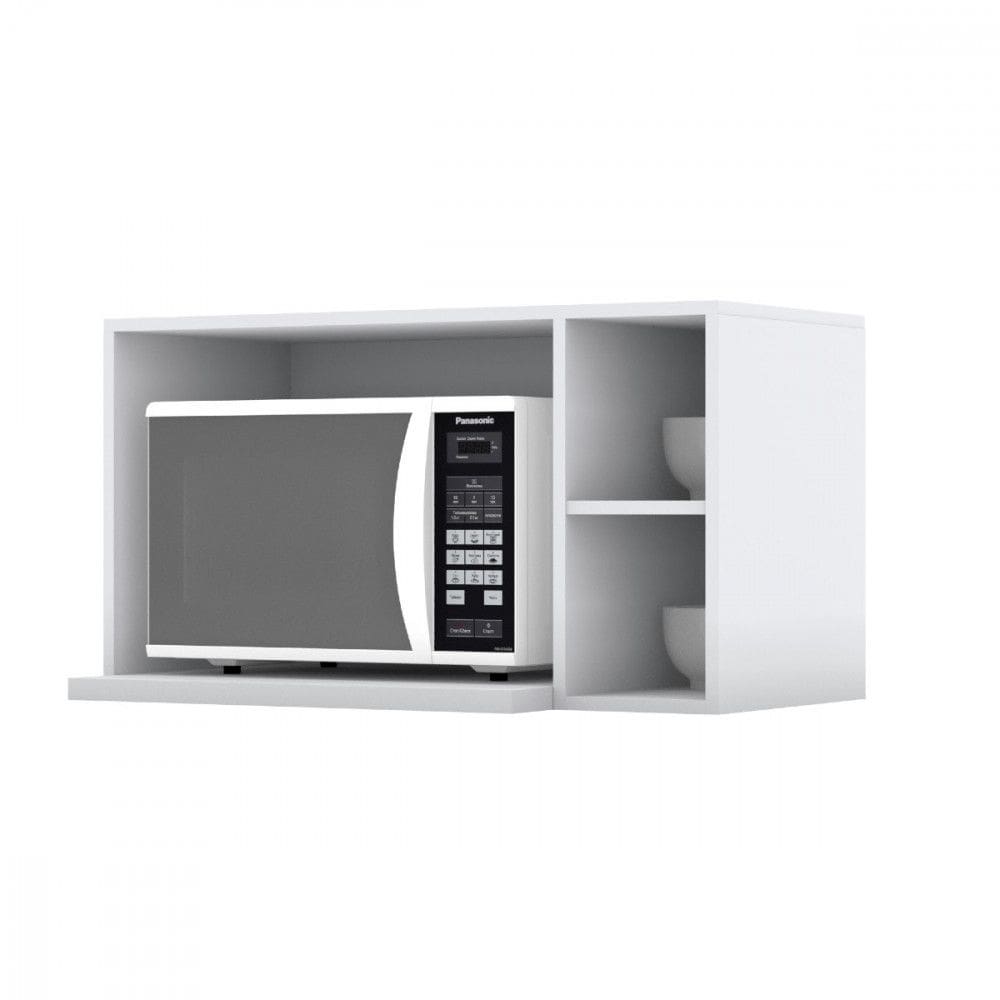 Nicho Aereo para Micro-ondas em MDF Americana C557 Henn