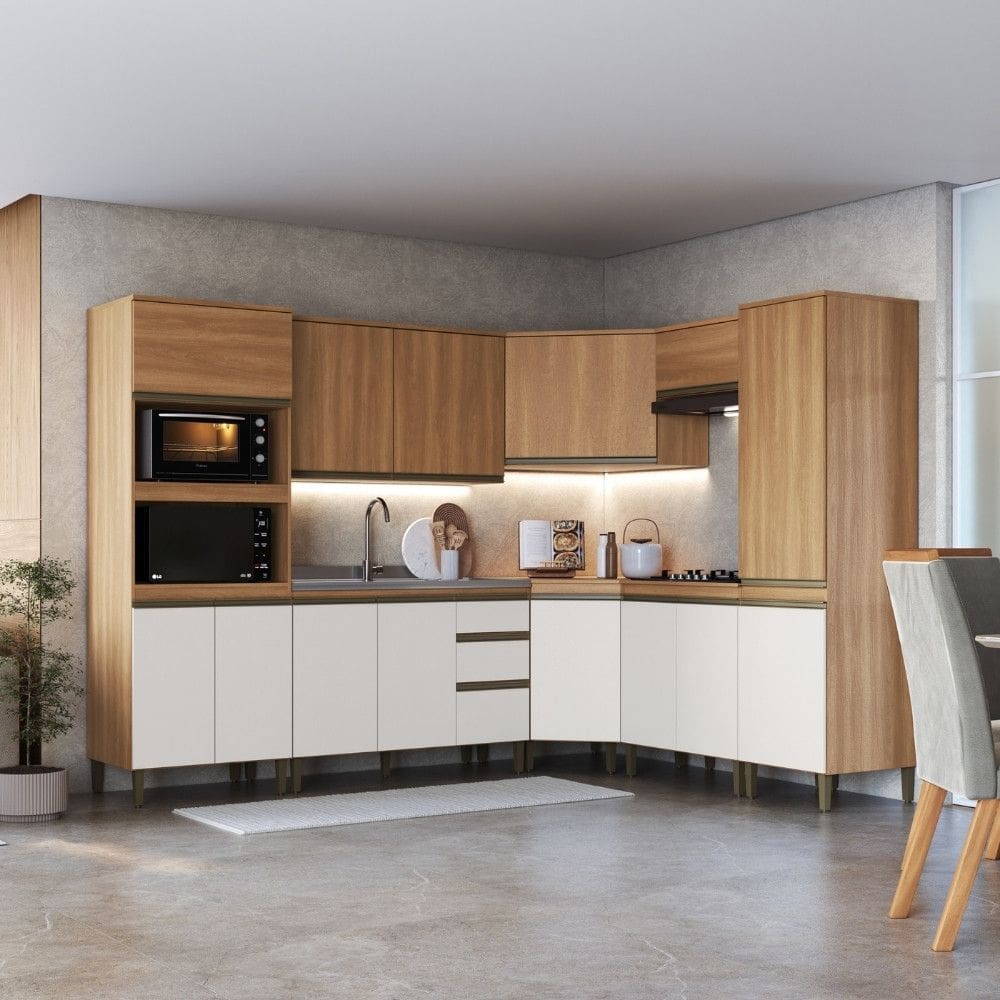 Cozinha Modulada 8 Pecas sem Pia Cecilia J Carvalho