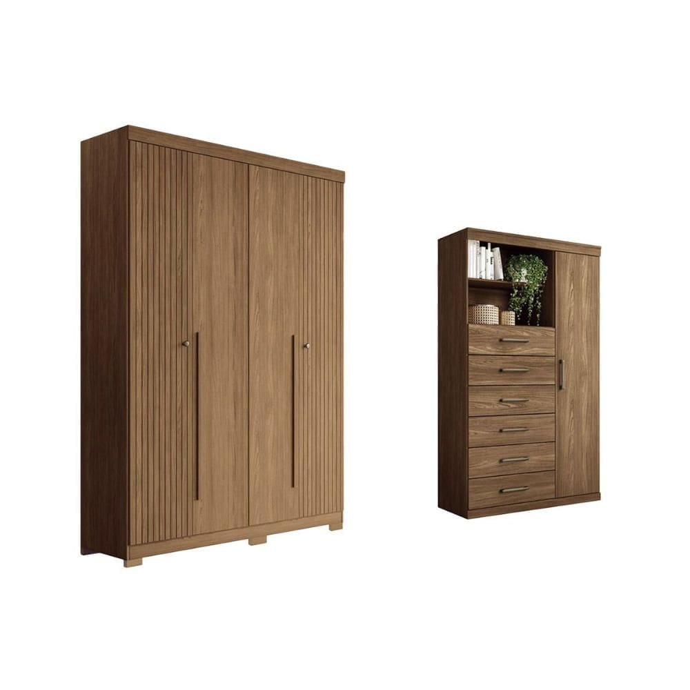 MP - Guarda Roupa  Co moda 2 Pec as QC332 Jat