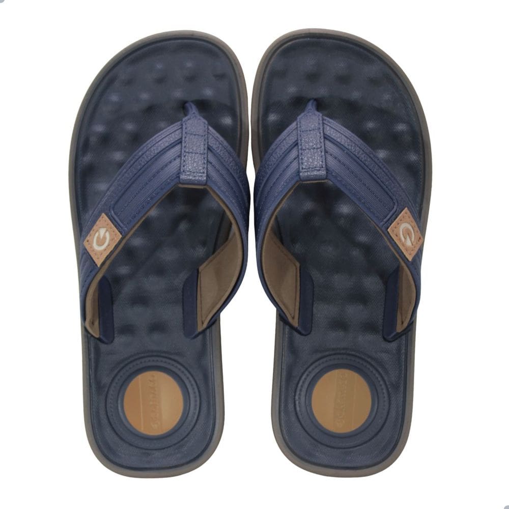 Chinelo Cartago Alabama Azul/Marrom