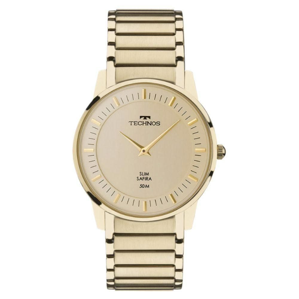 Relógio Technos Masculino Slim Dourado - GL22AA/1X