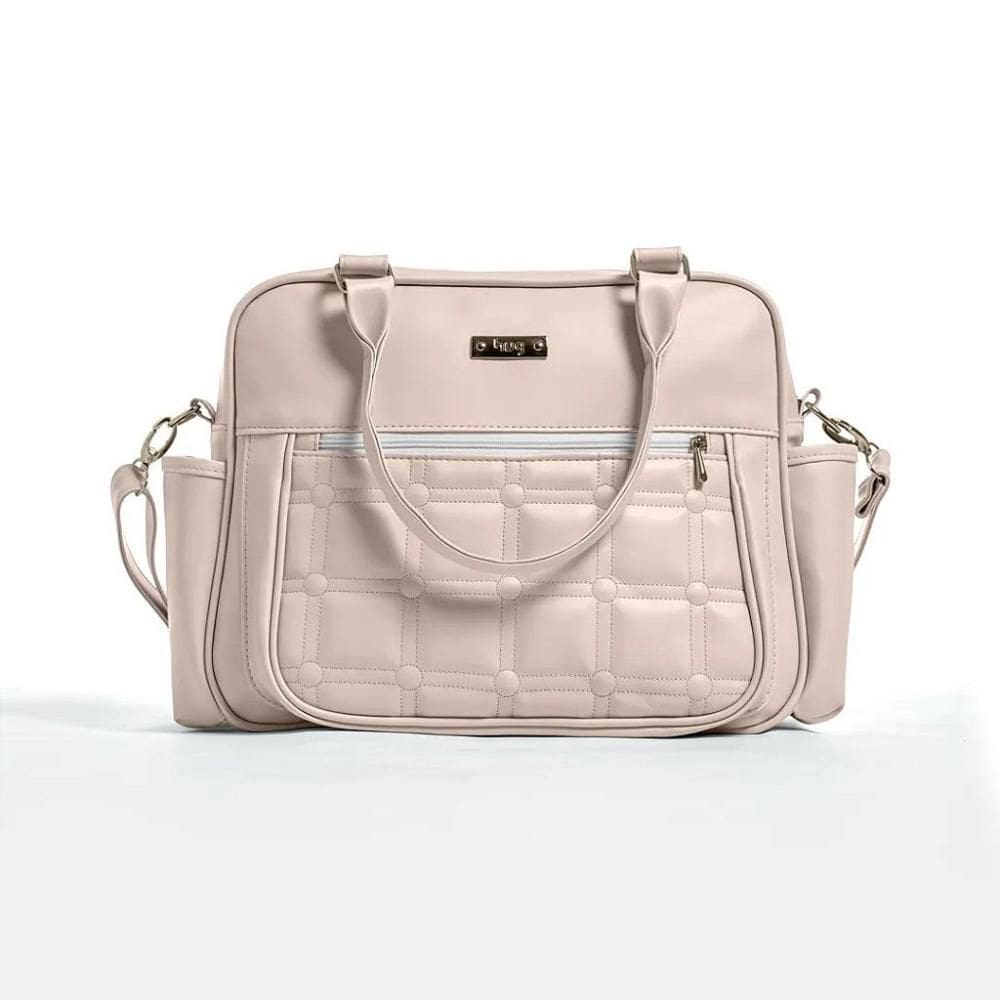 Bolsa de Maternidade Hug Grande Caramelo Rosa