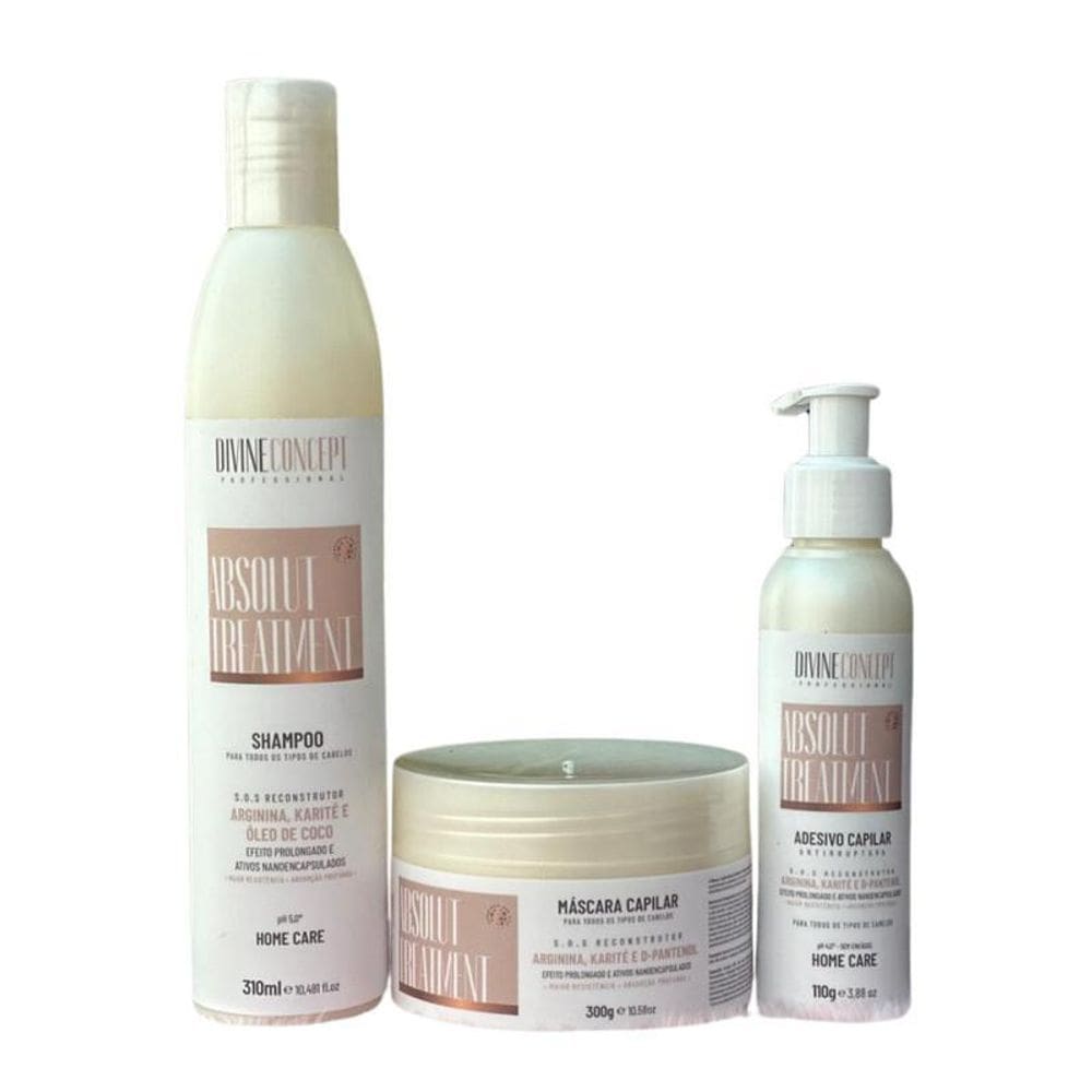 Divine Concept Kit Reconstruçao Absolut Treatment Home Care