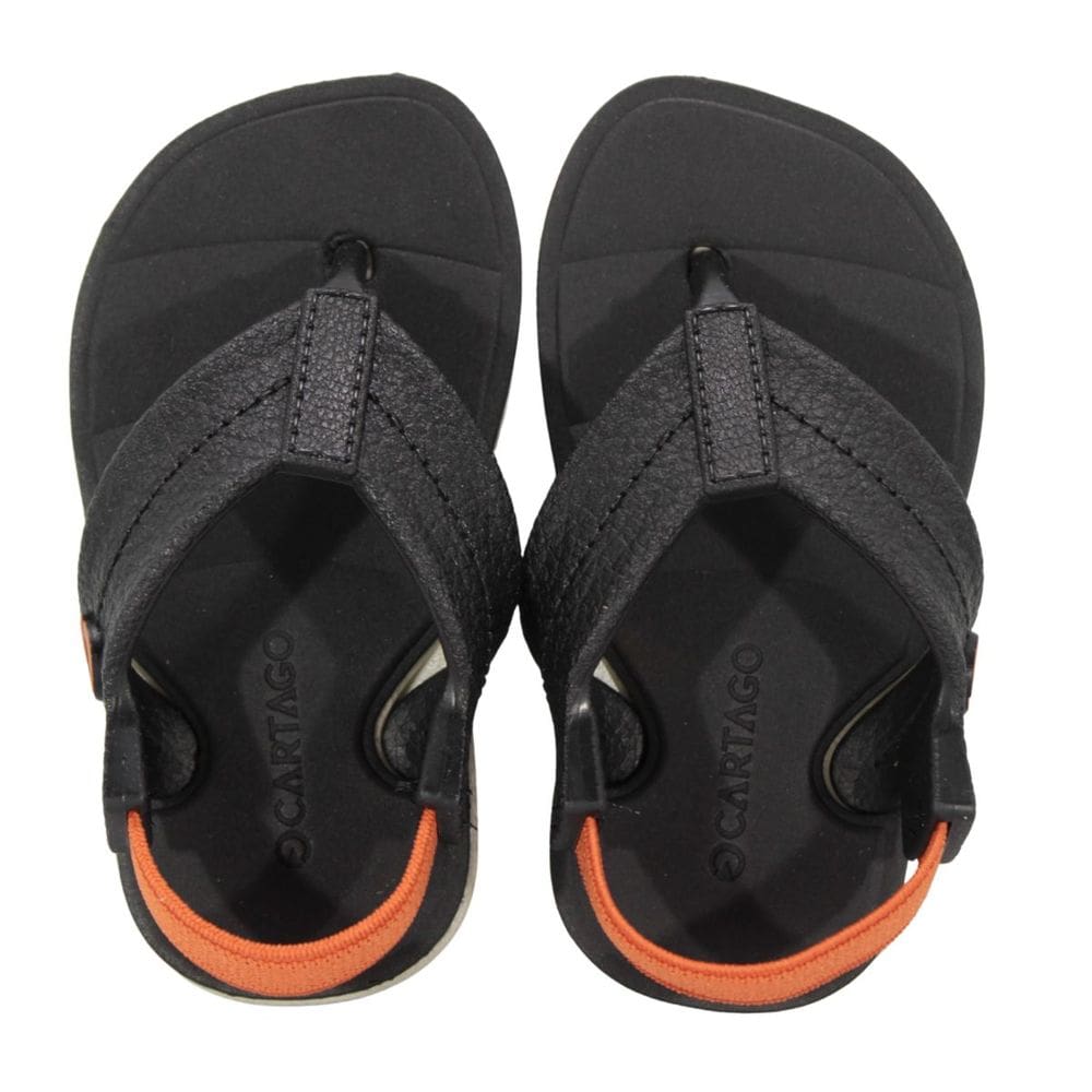Chinelo bb Cartago Aspen Cinza/Preto/Laranja