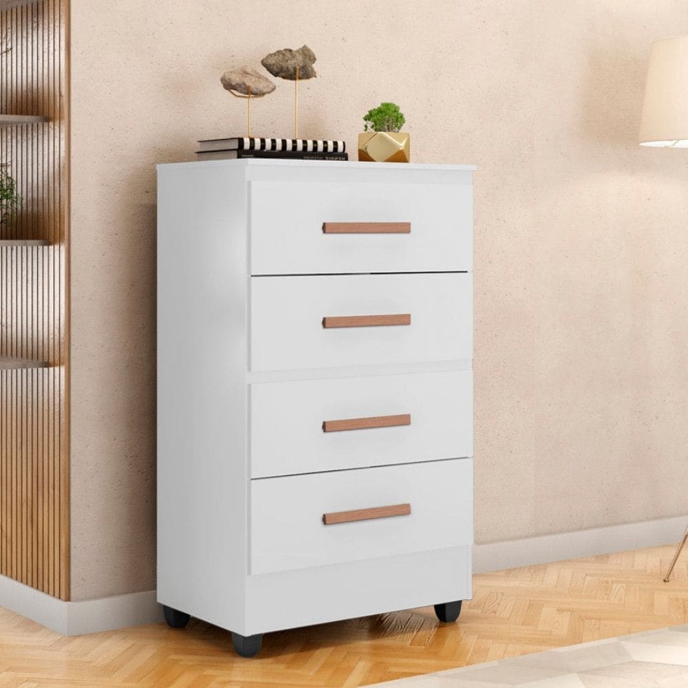 Comoda 4 Gavetas com Pes Lite Moveis Leao