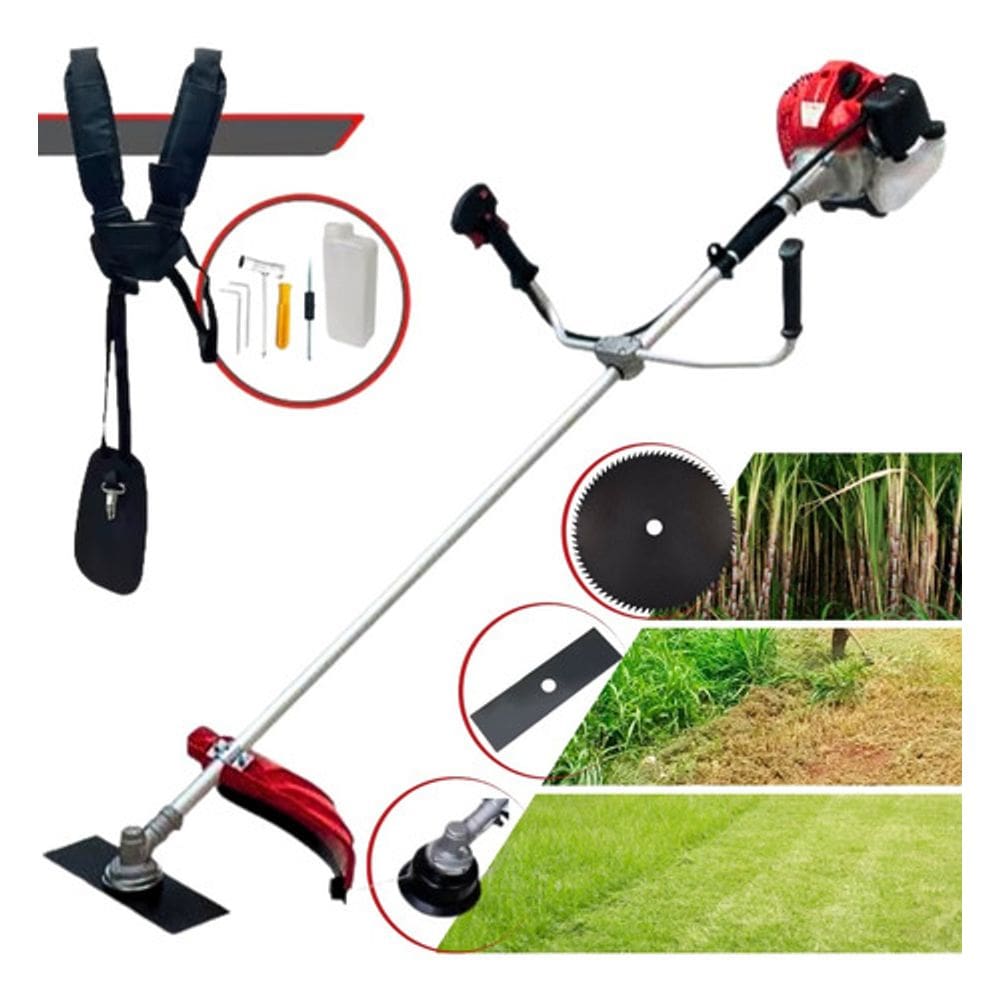 Roçadeira Aparador De Grama & Capim Anmax Cg430tb + Faca 80d