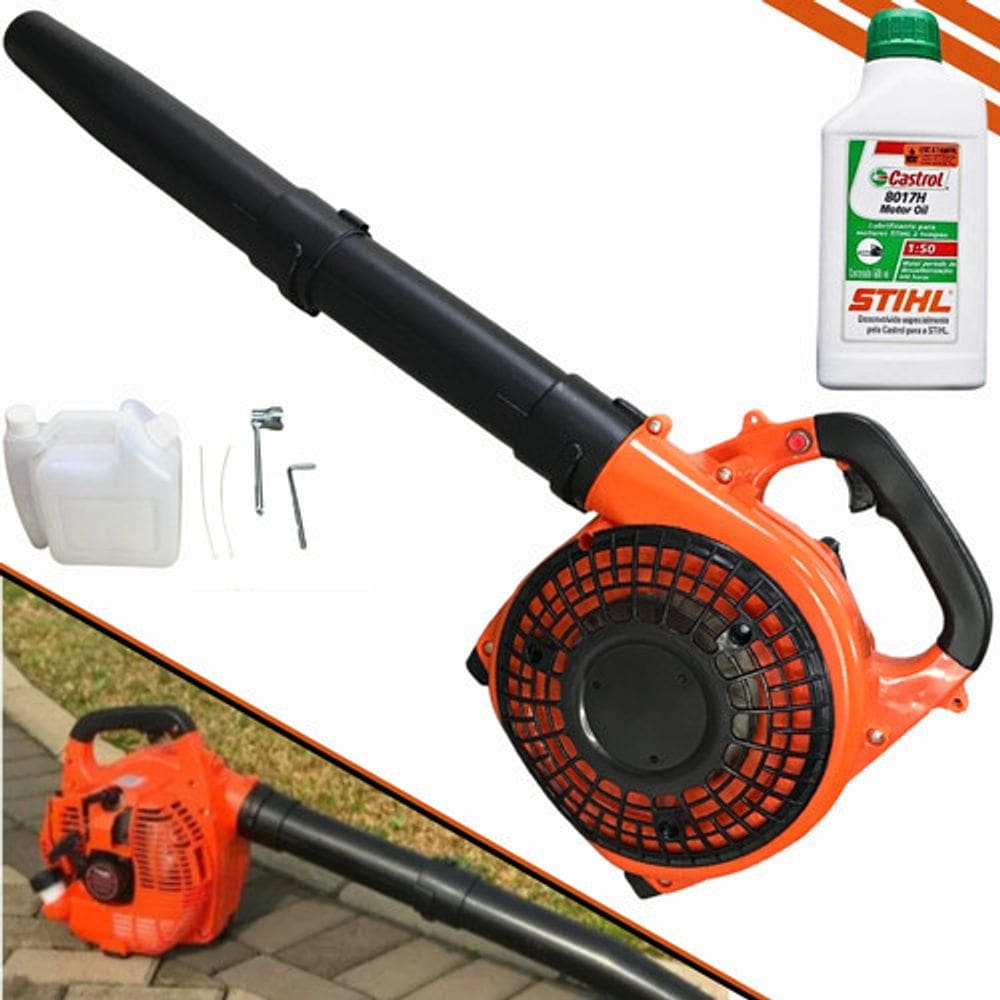 Soprador De Folhas 26cc a Gasolina Importway + Oleo Lubrificante Stihl 2T