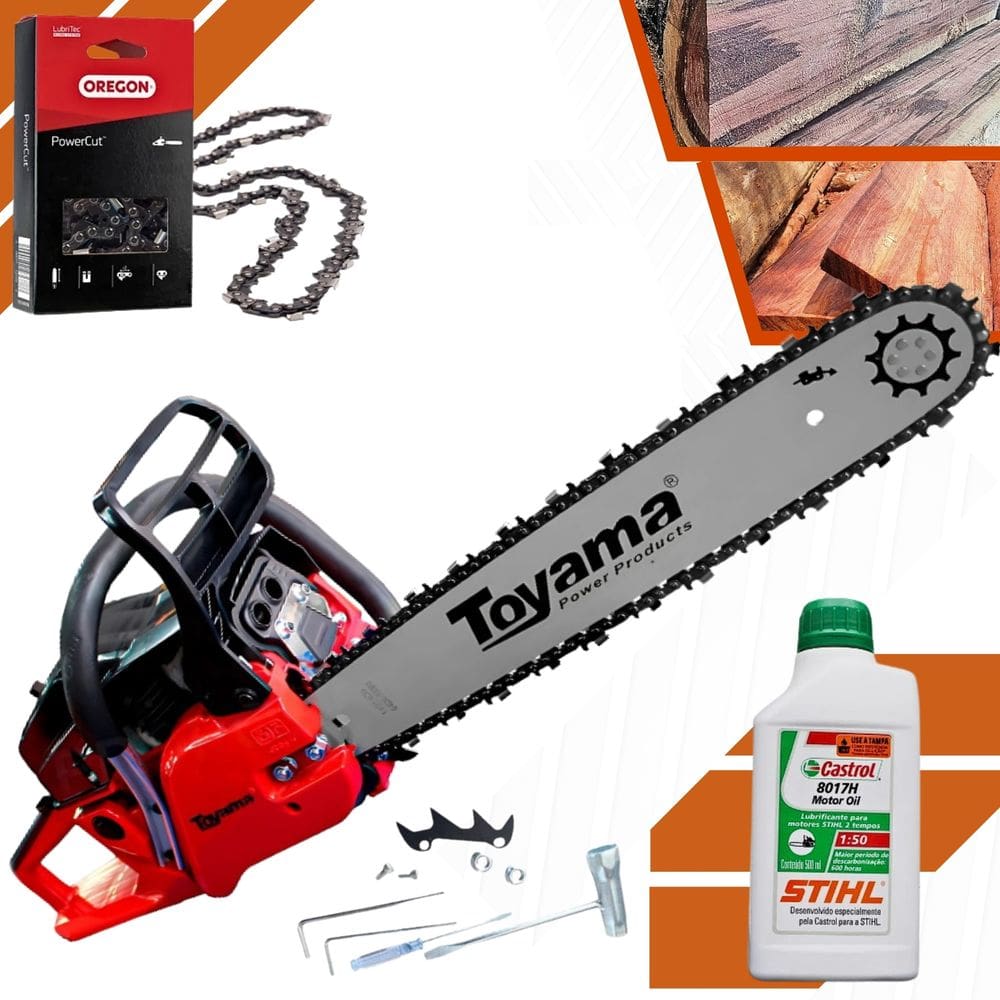 Motoserra Motosserra Toyama Tcs58-f G2 + Óleo Stihl Stil