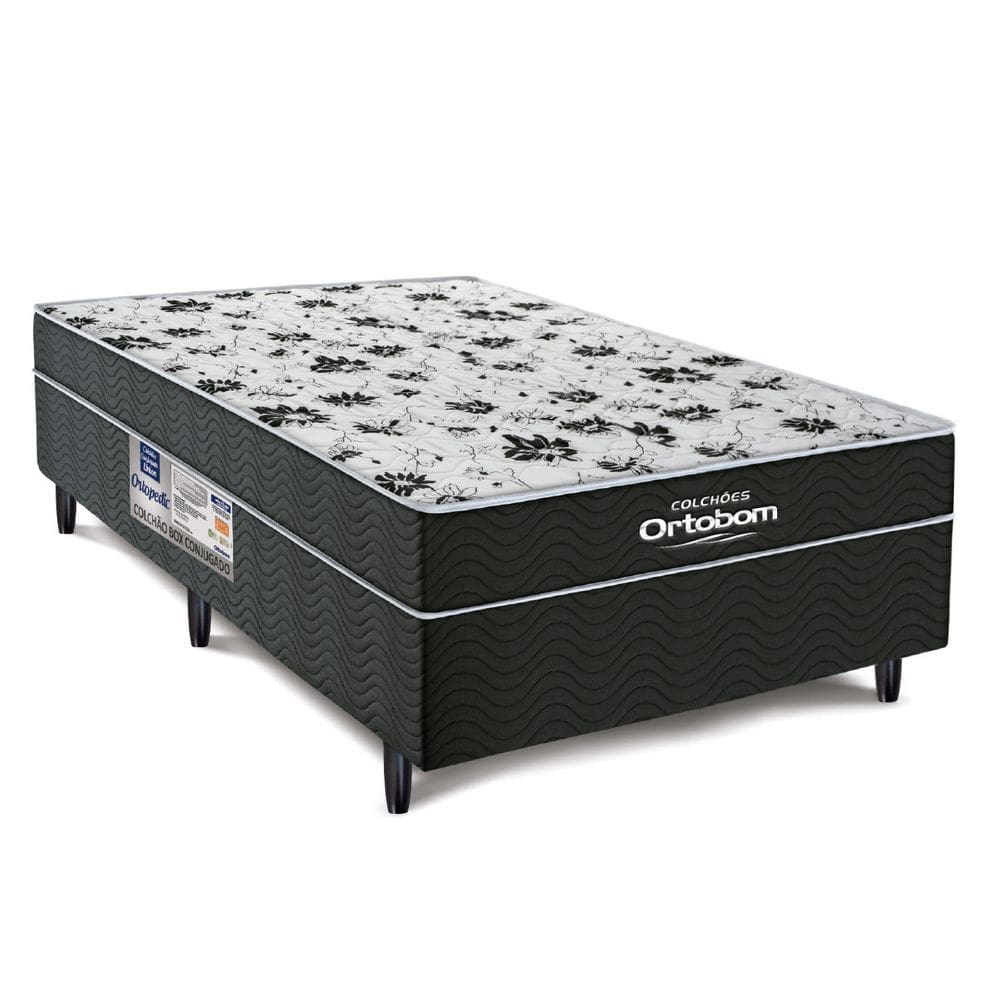 Cama Box Conjugada de Espuma Ortobom Union Ortopedic Casal 138cm