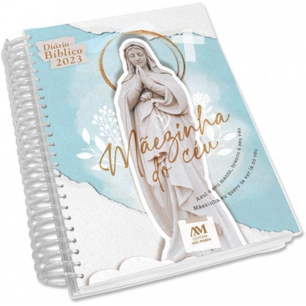 Agenda Diário Bíblico 2023 Espiral Maria Com Evangelho