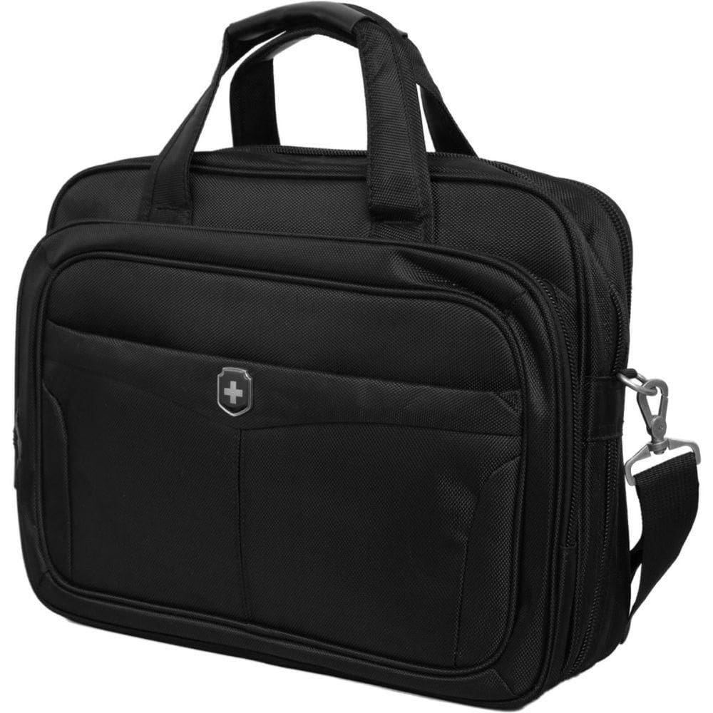 Pasta De Trabalho Masculina Executiva Para Notebook Reforçada Impermeável Em Poliéster - Plus - Yin`s Ys33024