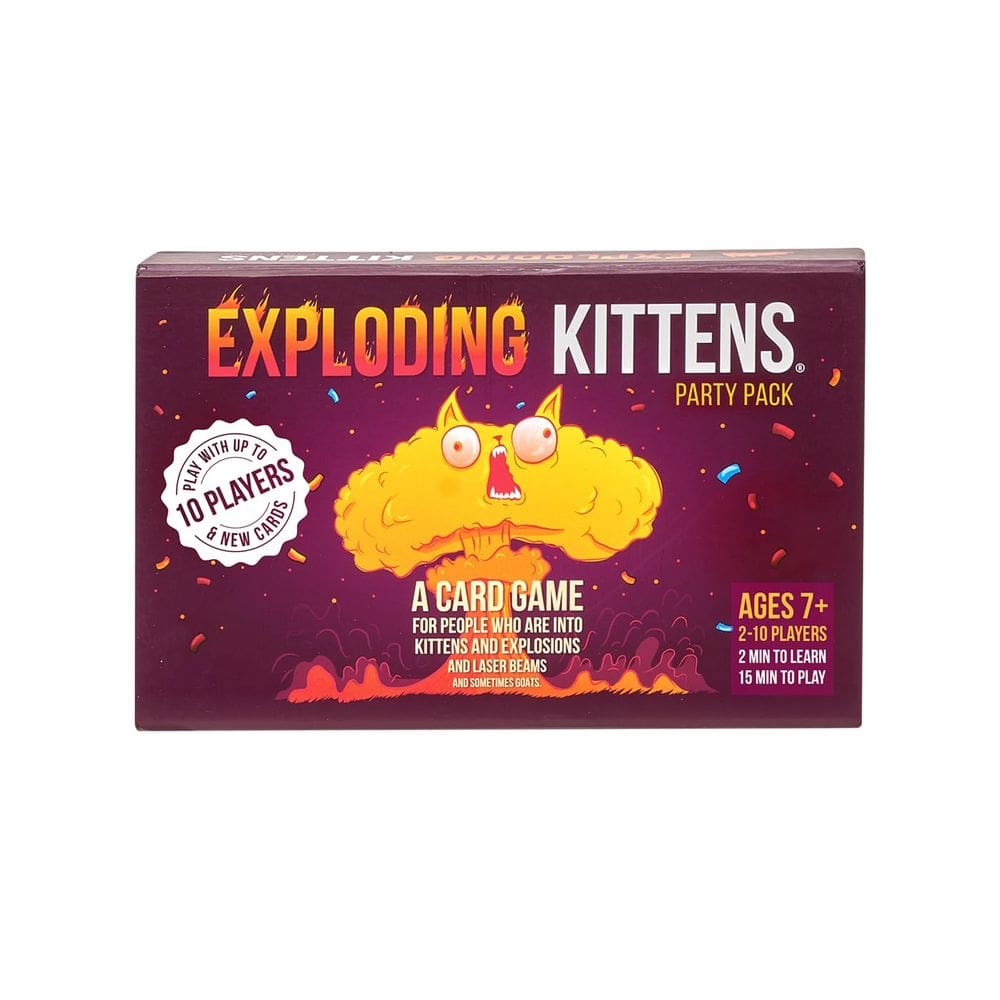 Jogo de cartas Exploding Kittens Party Pack Family 7+ Years