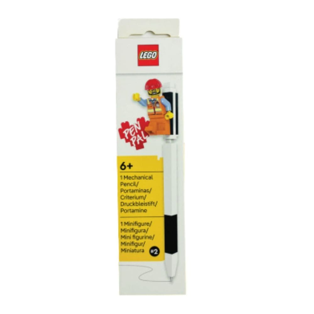 Lapiseira LEGO® – 0,7 mm com Minifigura | LEGO Stationery | Material Escolar LEGO®