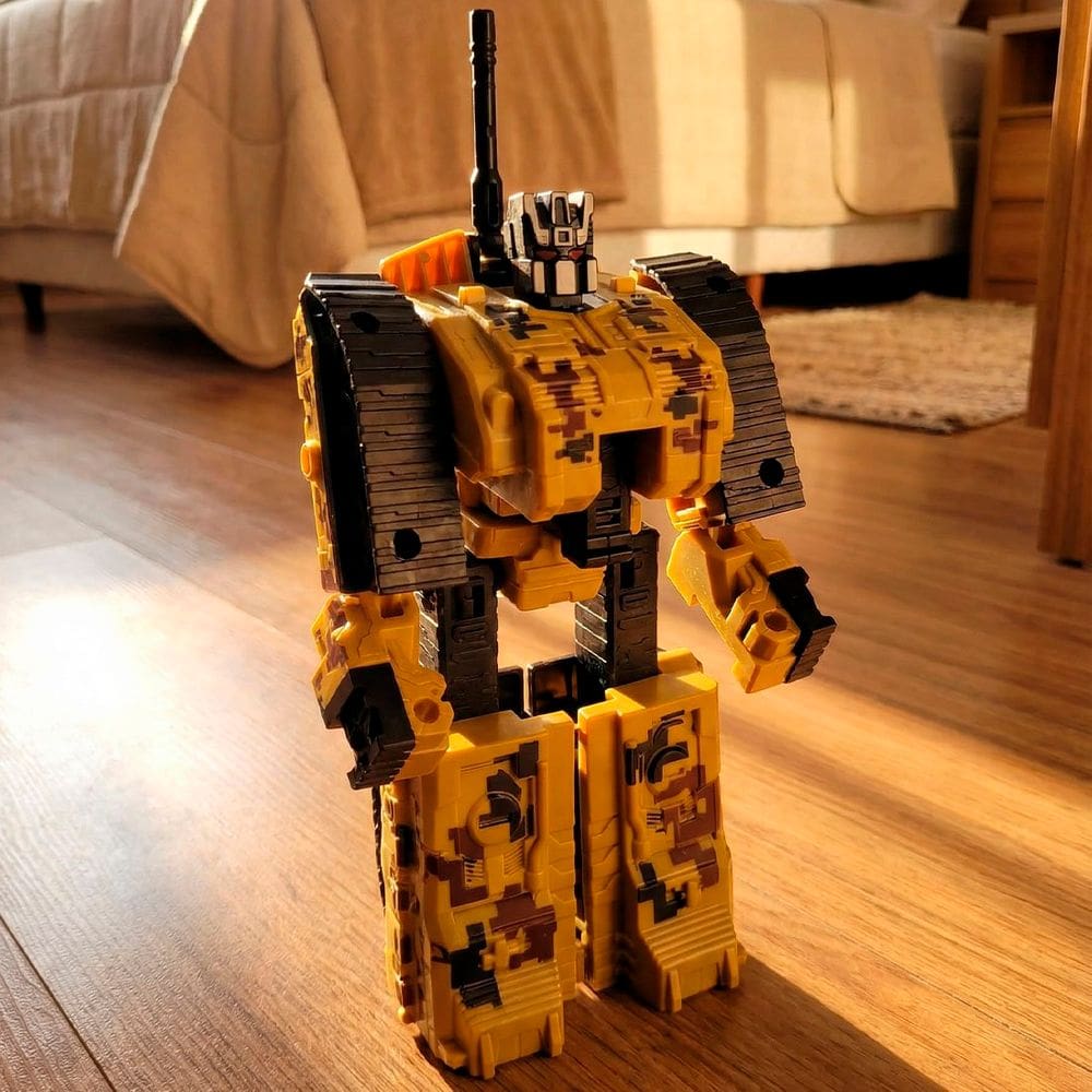 Brinquedo Boneco Robô Guerreiro Herói Militar Com Acessórios