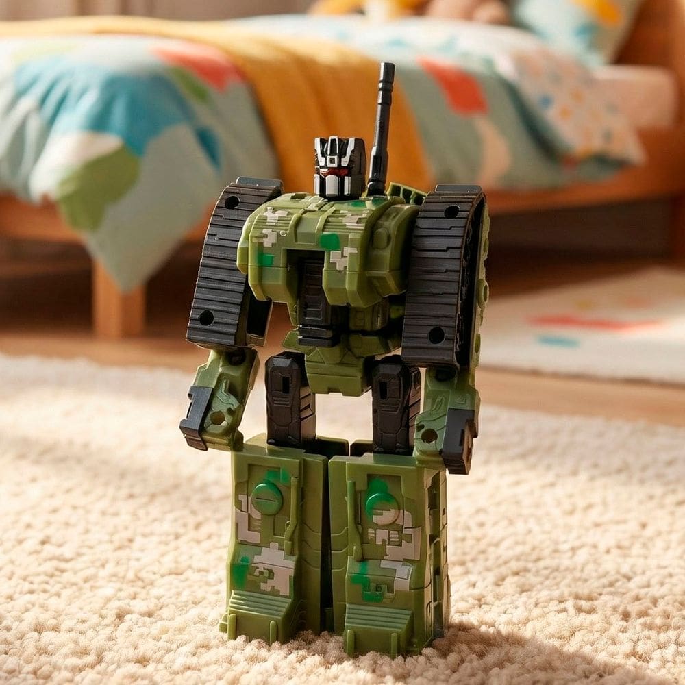 Brinquedo Robô Guerreiro Boneco Herói Militar Com Acessórios