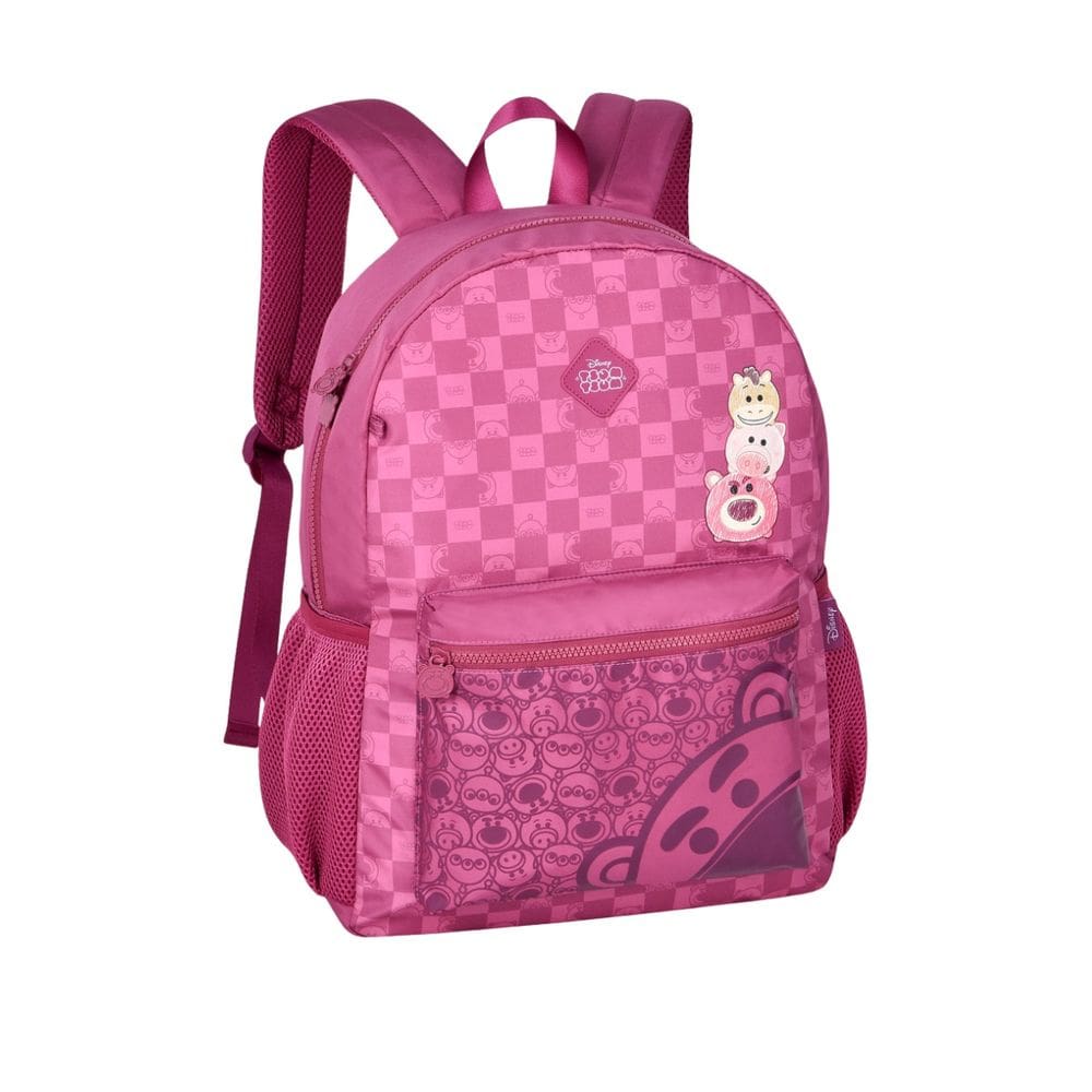 Mochila De Costas Urso Lotso Tsum Disney Infantil