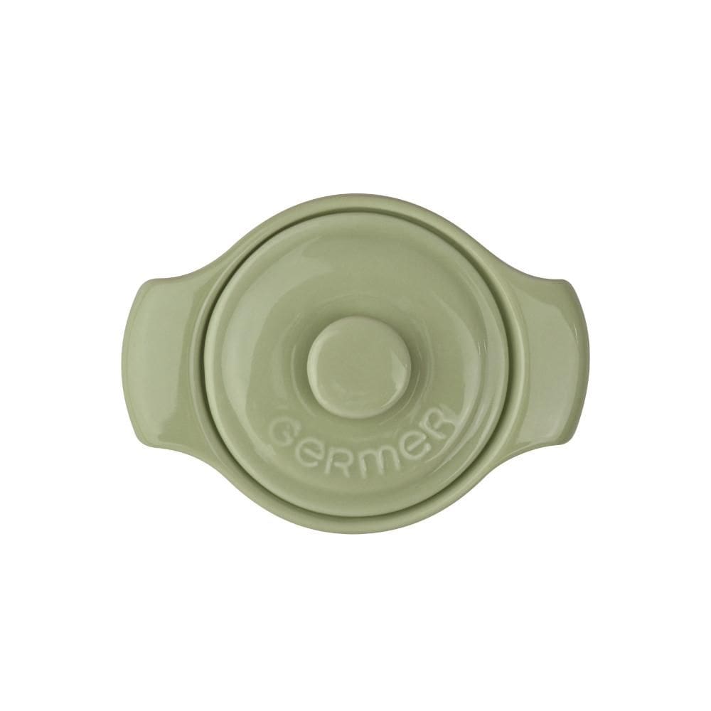 Cocotte Refratária Diâmetro 10 cm Verde Chá 218 ml Porcelana