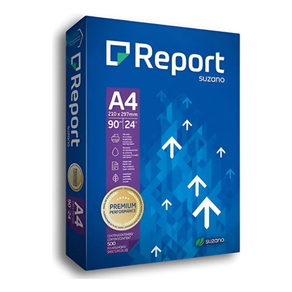 Papel A4 Branco 90g Sufite Report 500 Folhas P/ Documentos