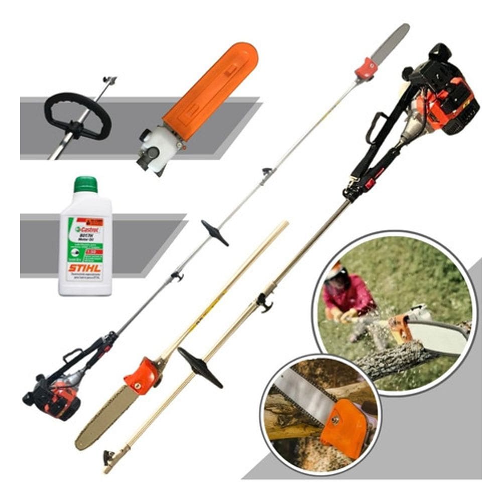 Motopoda Podador De Galhos Altos Importway 52cc + Óleo Stihl