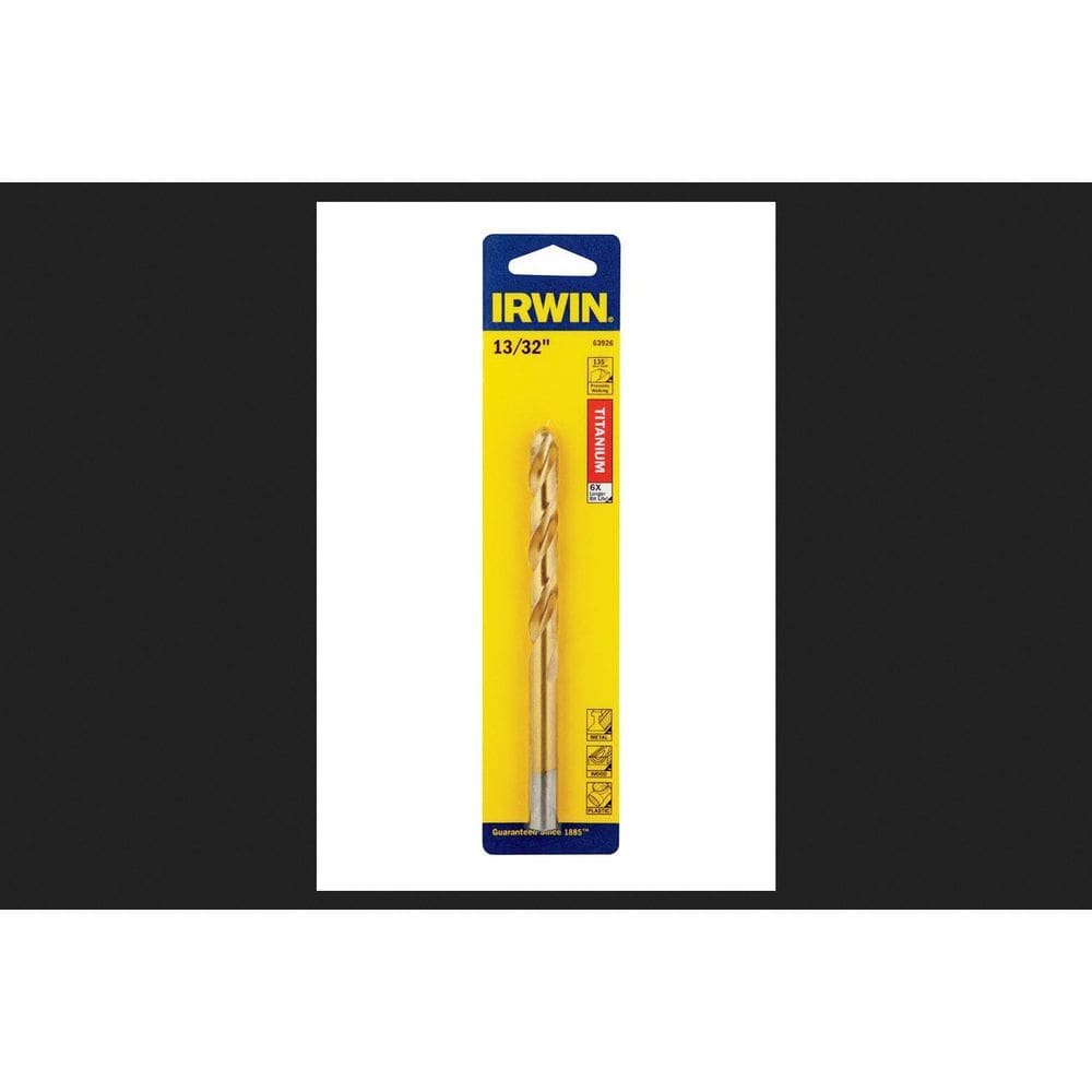 Broca IRWIN TIN135PT 13/32 polegadas para metal, madeira e plástico