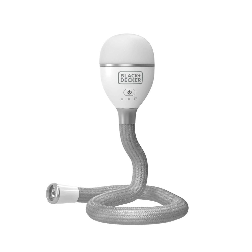 Luz de trabalho PRETA+DECKER BEND WRK LIGHT SNAKE LED