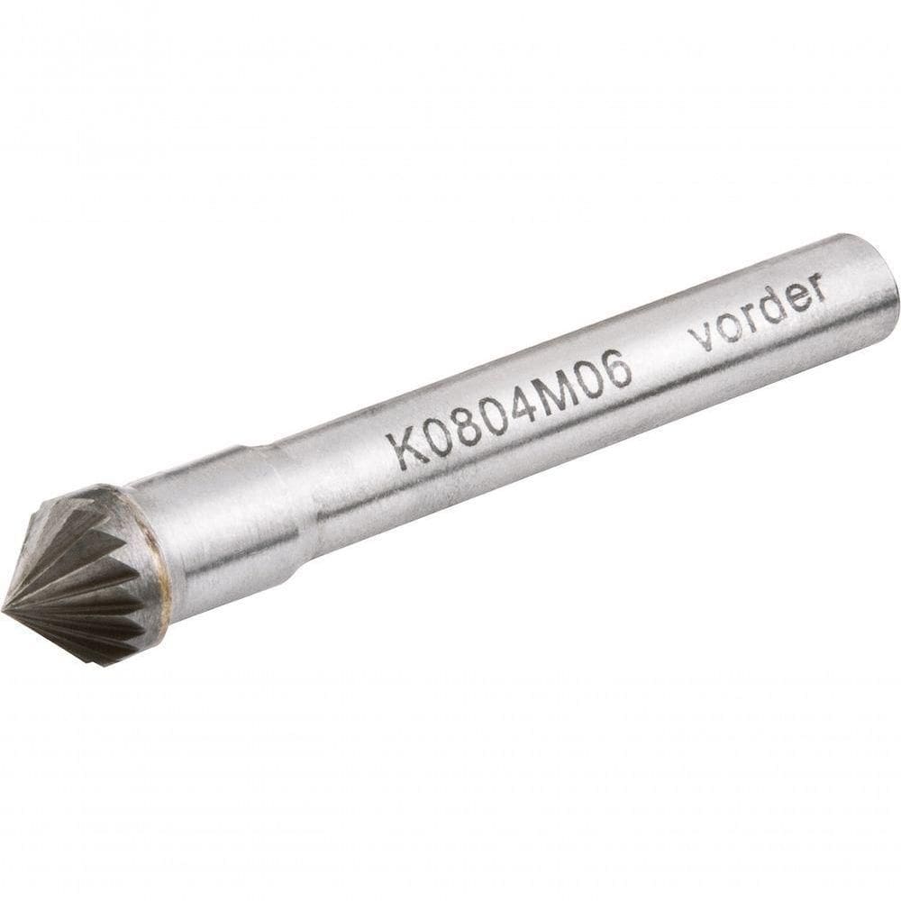 Lima Rotativa Cônica 90° 8 Mm X 4 Mm Com Haste 6 Mm Vonder