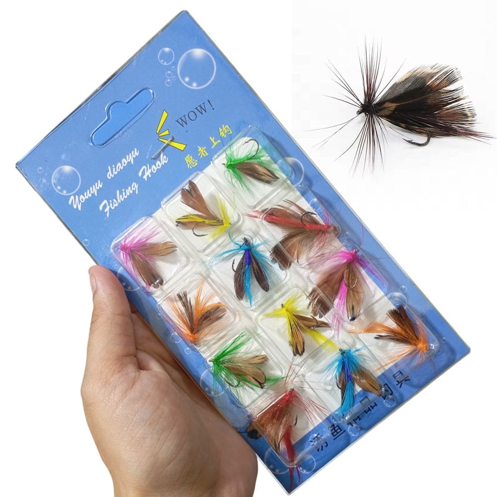 Isca Pesca Peixe Mosca Artificial Pescaria Fishing Tilapia Tucunare Robalo Lambari Tainha Mar Açude Rio Lago