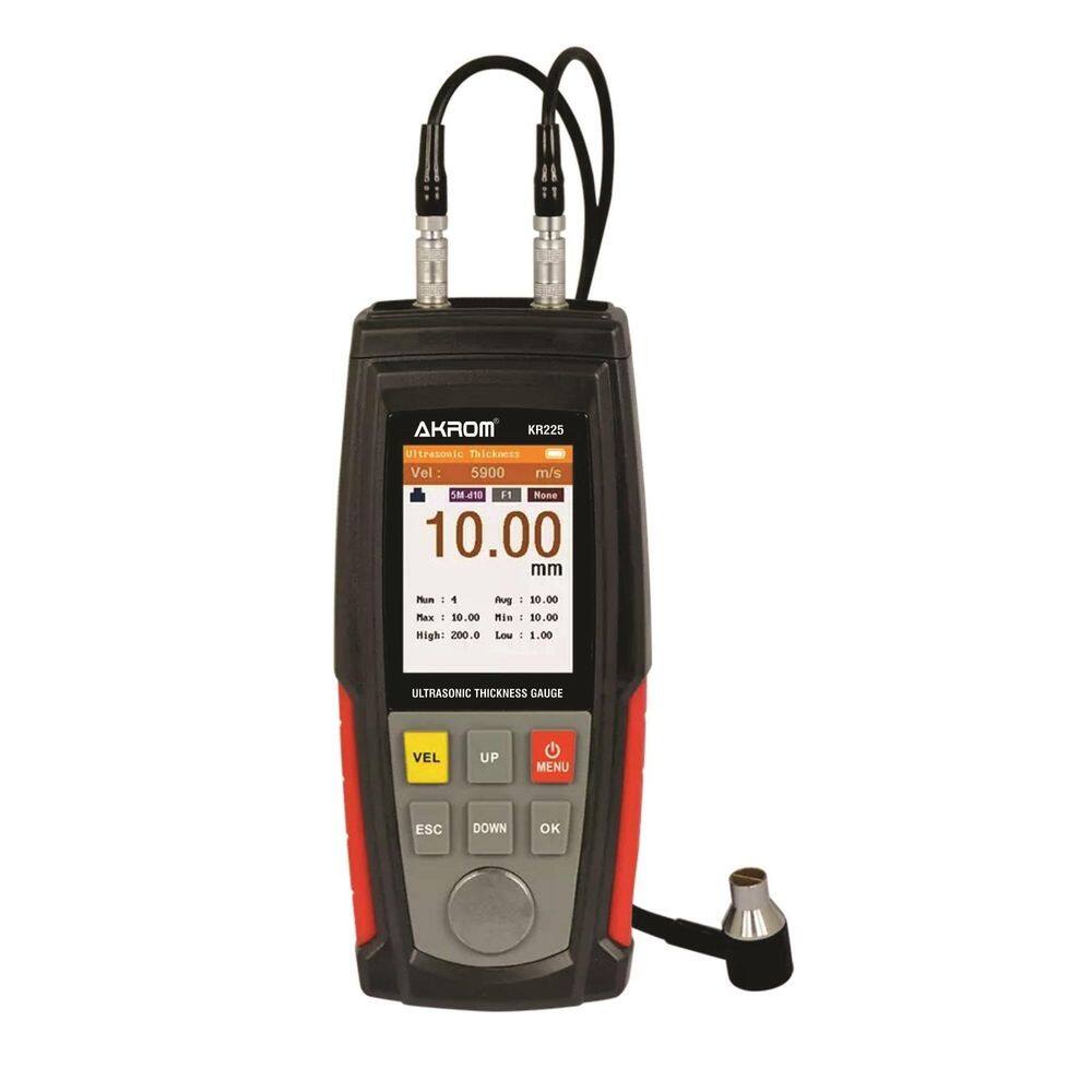 Medidor Espessura Ultrassom 0,01Mm Certificado De Calibração