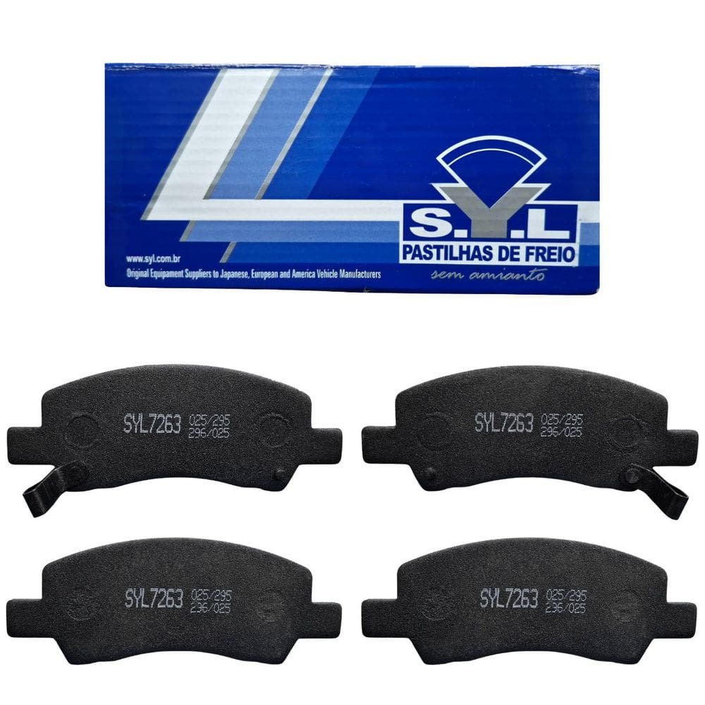 Jogo de Pastilhas de Freio Dianteira Syl7263 P/ HB20 1.0 2020 em diante