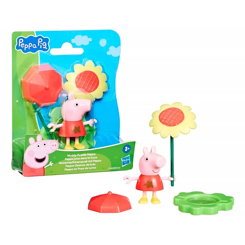 Conjunto Peppa Pig na Poça de Lama com Acessórios G0495 G1348 - Hasbro