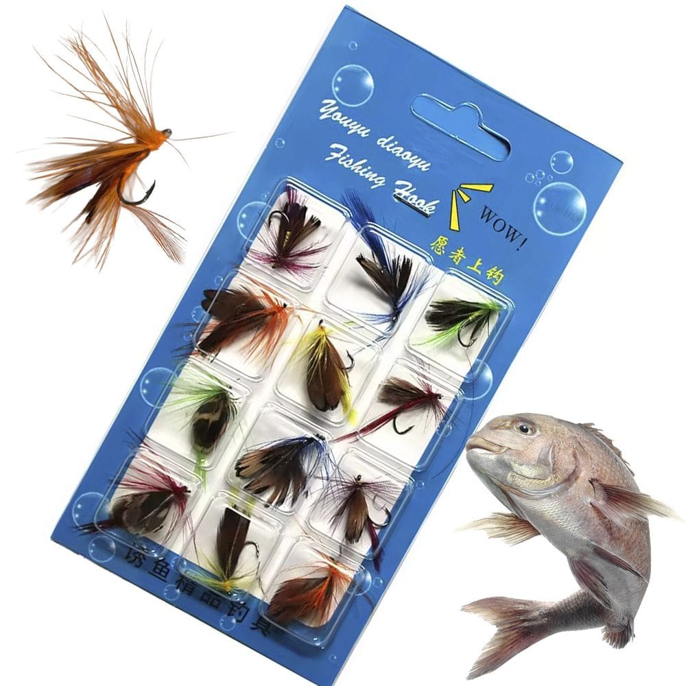 Isca Pesca Peixe Mosca Artificial Pescaria Fishing Tilapia Tucunare Lambari Robalo Mar Açude Rio Lagoa