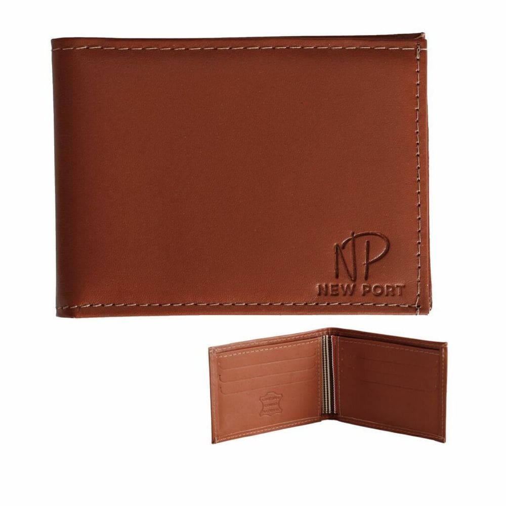 Carteira masculina couro Columbia New Port