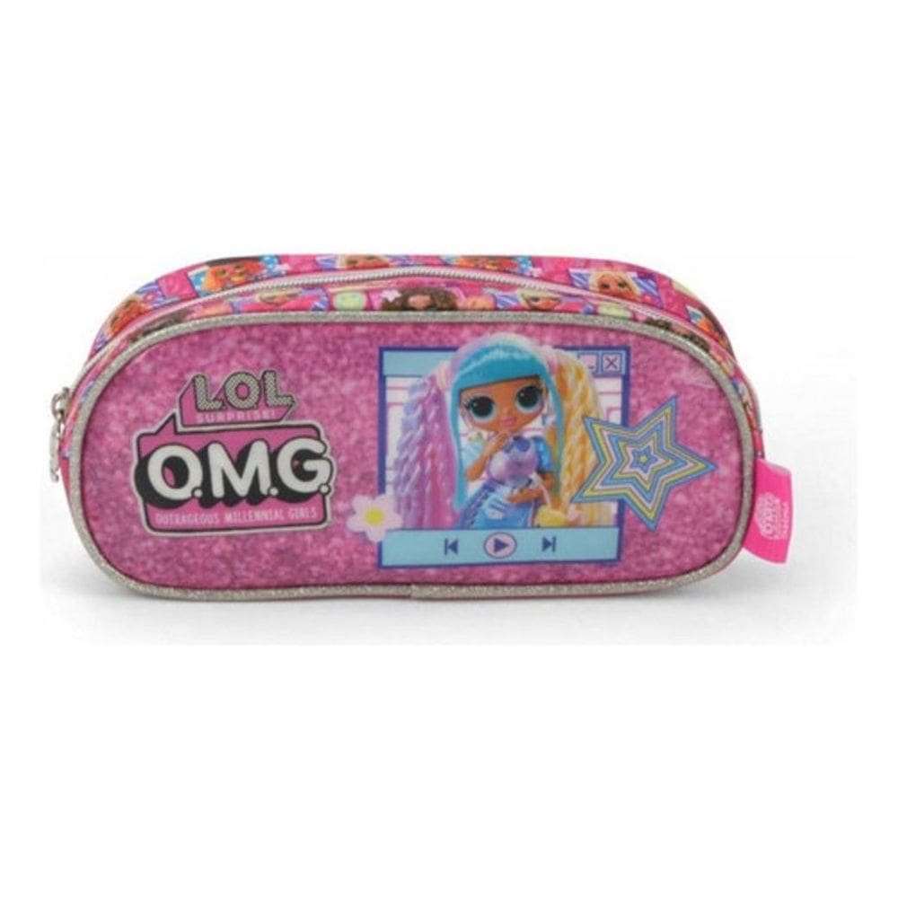 Estojo Escolar Infantil Lol Omg Ei39834Og - Rosa - Lol Omg