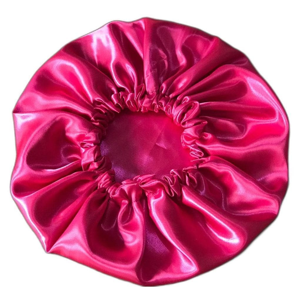 Kit 02 Toucas De Cetim Lux Antifrizz Dormir Toca Seda - Pink