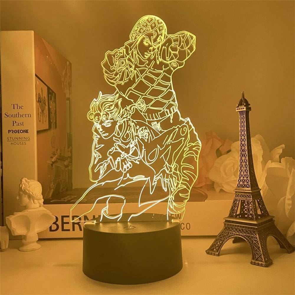 Luz noturna USB Jojo`s Bizarre Adventure Star Platinum Jotar