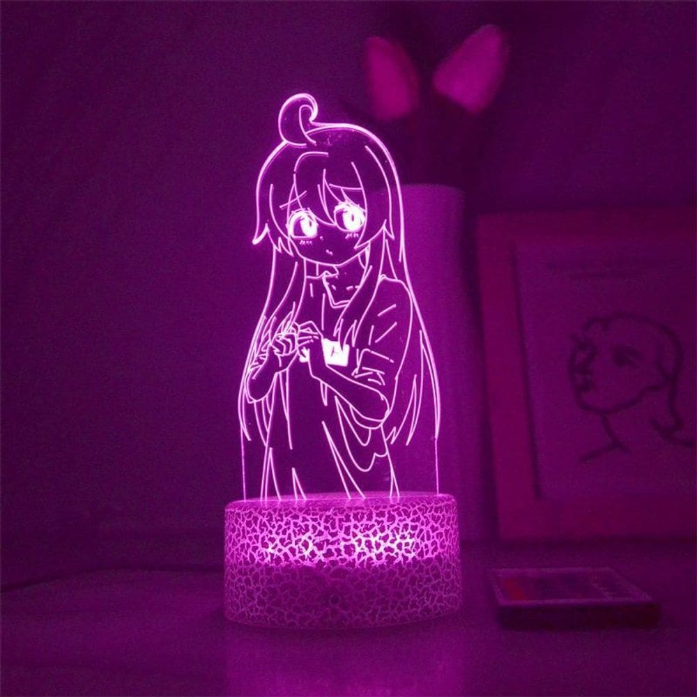 Luz noturna 3D Yuuyama Masaki Football para crianças com tensão de 5V