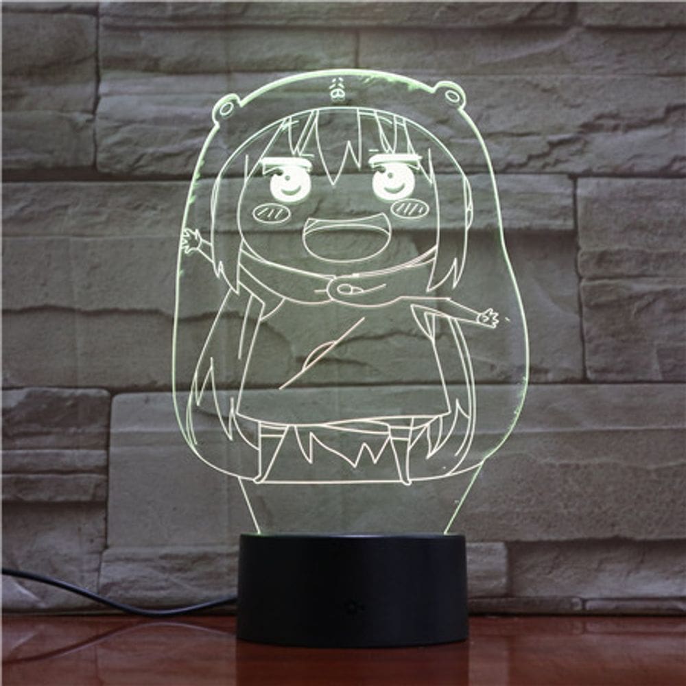 Novidade 3D Night Light Creative Umaru-Chan Himouto! USB