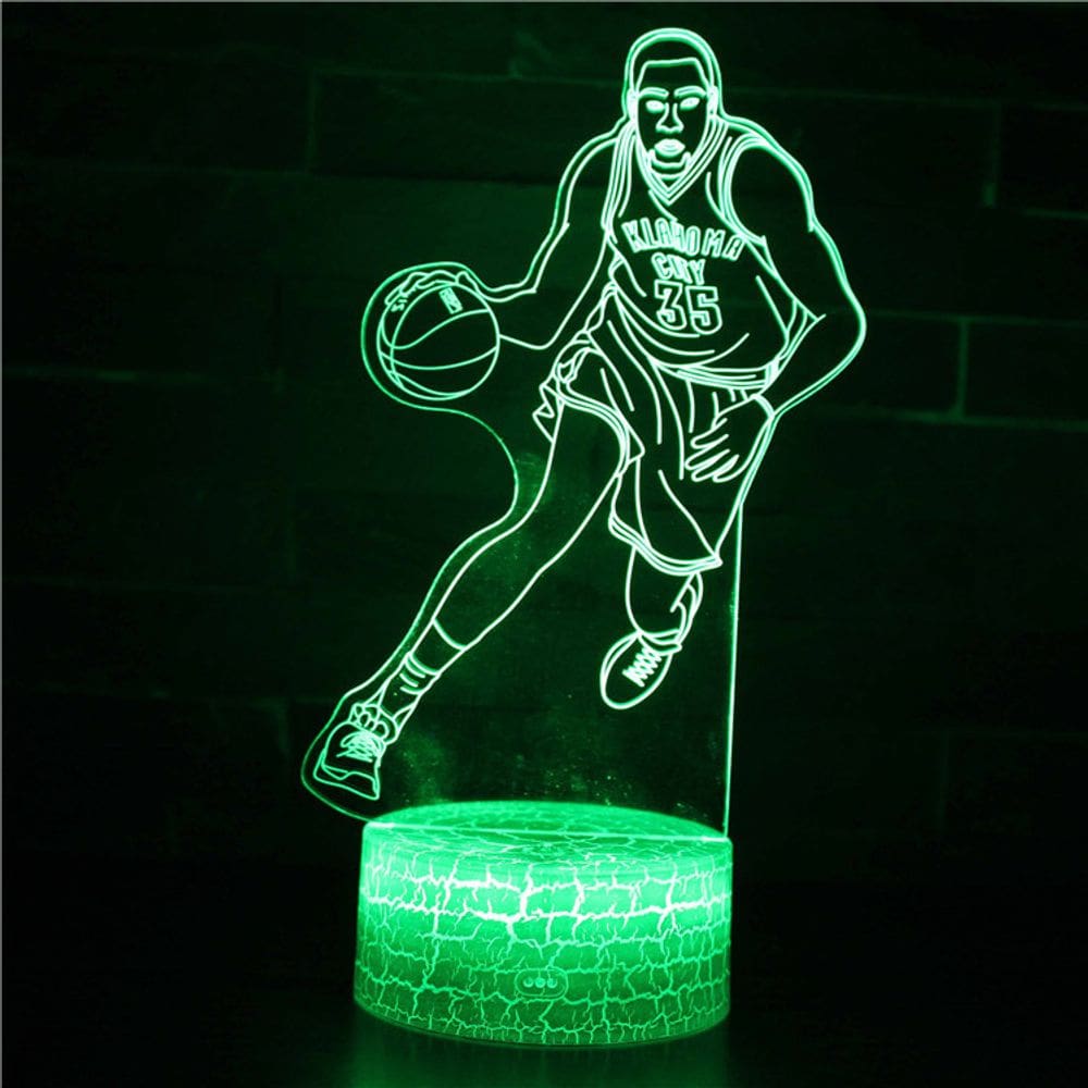 Candeeiro de mesa de lembrança Night Light Basketball Player