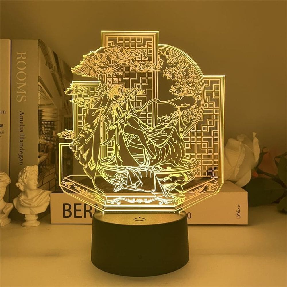 Luz noturna USB Azur Lane Suzuya, Ayanami, Sheffield 5V 0,27 kg