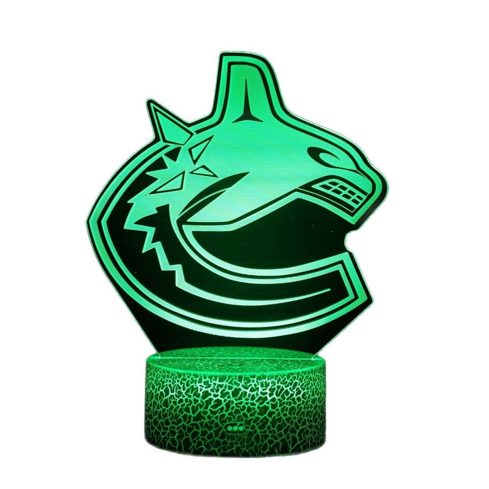 Luz noturna 3D Hockey Club LED Colorful Touch USB